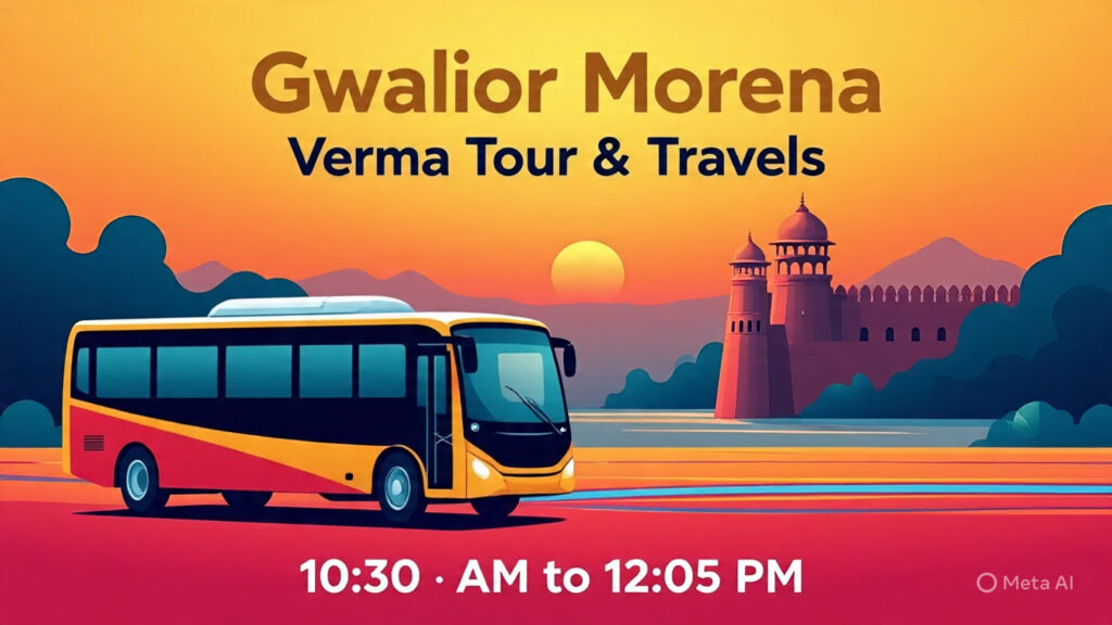 Gwalior to Morena bus